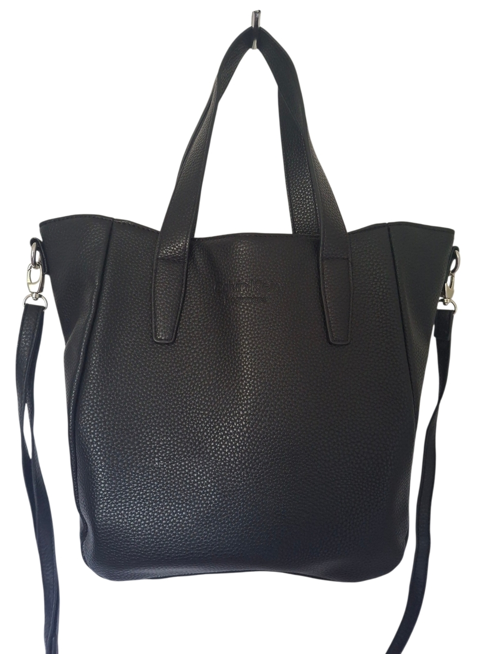 Calvin Klein Black Tote With Crossbody Strap